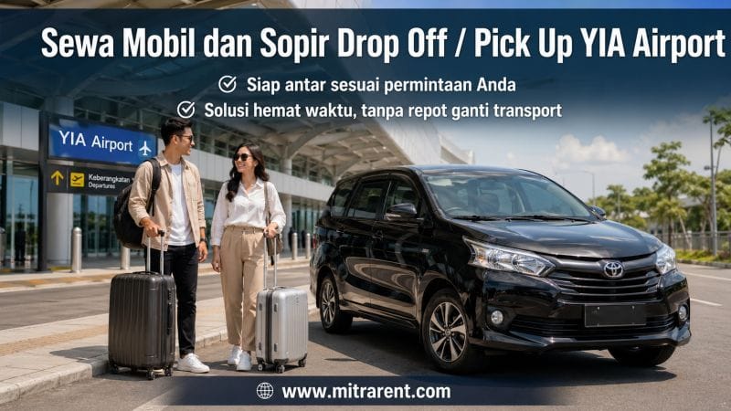 sewa mobil drop-off di bandara yia