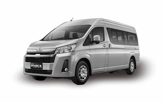 Rent a minibus Hiace in Yogyakarta with driver